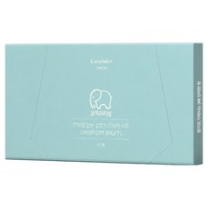 코끼리리빙 퍼퓸 드라이 건조기 시트 섬유유연제 라벤더 본품, 1개, 40매