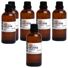 새로핸즈 라벤더 커머셜 에센셜 오일 내추럴블렌디드, 100ml, 6개