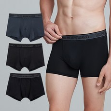 BODY GUARD AeroCool 深色貼身四角褲 3件組