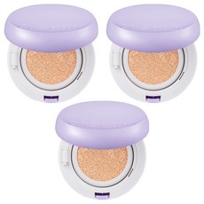 [비건뷰티] 코스노리 판테놀 베리어 쿠션 파운데이션 12g, 02 베이지, 3개