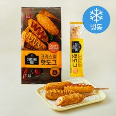 동원 퀴진 크리스피핫도그 (냉동), 80g, 5개입, 1개