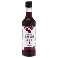 KOKUMORI 穀盛 果然好喝葡萄酢, 360ml, 1瓶