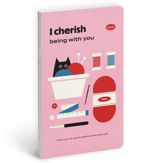 아이코닉 슬로우 모눈 노트 B6, 02 CHERISH, 1개