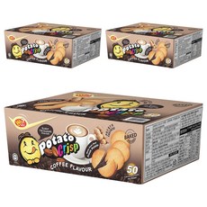 윈윈푸드 포테이토크리스프 커피맛 스낵 50p, 1kg, 3개