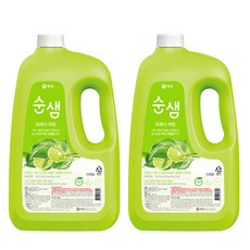 Soonsaem 清新萊姆廚房洗潔精, 檸檬/萊姆, 3L, 2個