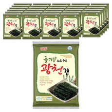 삼육김 들기름으로 구운 광천 전장김, 20g, 36개