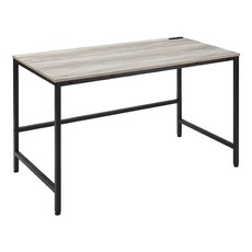 HomeMax 復古木紋工作桌 學生辦公桌 簡約風格, 120 x 60 x 74cm, TKY-003GY-120