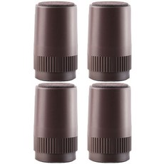 辦公桌高度可調腳家具腿床桌沙發餐桌椅高度可調加長腳, 深棕色100mm（4件）