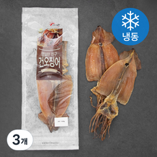 영일만친구 국내산 건오징어 3미 (냉동), 140g, 3개