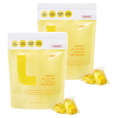 L MOT 完美全效膠囊洗衣精, 30入, 2個