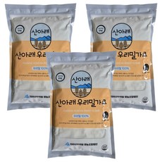 山下 韓國國產小麥粉 矮腳白小麥 低筋麵粉, 1kg, 3個