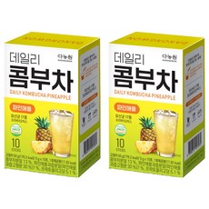 Danongwon 每日康普茶 鳳梨口味, 5g, 2盒, 10條