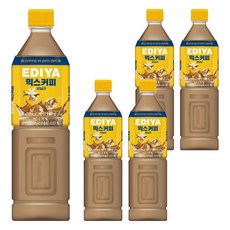 EDIYA COFFEE 混合咖啡 香草風味, 5瓶, 1L