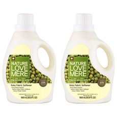 Nature Love Mere綠豆嬰兒衣物柔順劑, 1.8L, 2個