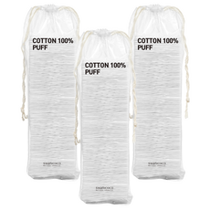 스와니코코 엠보싱 순면 화장솜, 3개, 100개입