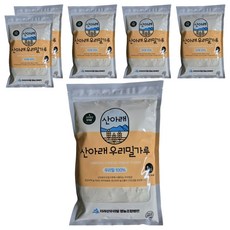 山下 韓國國產矮種全麥低筋麵粉, 1kg, 6個