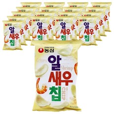 농심 알새우칩, 68g, 18개