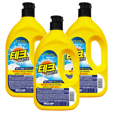 테크 실내건조 액체세제 일반 드럼 겸용, 3개, 975ml