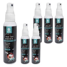 DAWOKO 木酢達人 小黑蚊 斑蚊專用防蚊液, 不含DEET 60ml, 6瓶