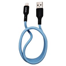 Kinyo 蘋果磁吸充電傳輸線, 1m, 藍色 + 黑色, 1條