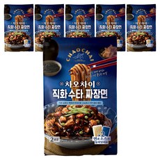 차오차이 직화 수타식 짜장면 720g 2인분, 6개