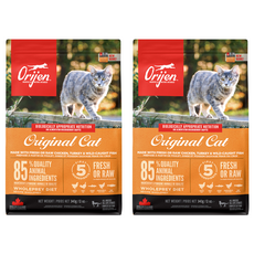 Orijen 歐睿健 台灣公司貨 全齡貓 愛貓無穀配方貓飼料, 野牧鮮雞, 340g, 1包, 鮮雞肉, 2袋