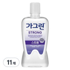 가그린 스트롱 구강청결제, 750ml, 11개