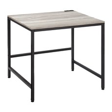 HomeMax 復古木紋工作桌 標準書桌 辦公桌, 80 x 60 x 74cm, TKY-003GY