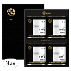 자연나라김 조미 곱창 캔김 30g 4p, 3세트