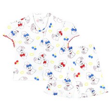 mollimelli friends 女童透氣莫莉兔短袖睡衣上下套裝