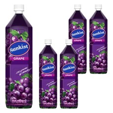 썬키스트 포도주스, 1.5L, 5개