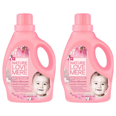네이쳐러브메레 유아 세탁세제 체리블라썸 용기형, 1.8L, 2개