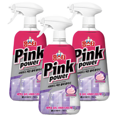 홈스타 핑크파워 샤워부스 찌든 물때 클리너, 750ml, 3개