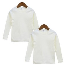 URAVI 孩童素色長袖T恤 2入