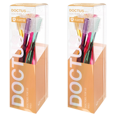 DOCTUS 渡邊雙排一般刷毛牙刷 隨機出貨, 1入, 12個
