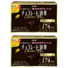 meiji 明治 巧克力效果 95%黑巧克力, 60g, 2盒