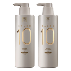 미쟝센 살롱 10 단백질 샴푸 극손상 모발용, 500ml, 2개