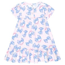 mollimelli friends 女童款閃亮蝴蝶結連身睡衣