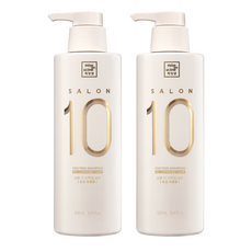미쟝센 살롱10 단백질 샴푸 손상모발용, 500ml, 2개