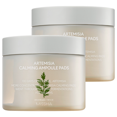 미샤 개똥쑥 진정 앰플 패드 225ml, 2개, 50개입