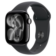 Apple 2025 Apple Watch S11 曜石黑色鋁金屬, GPS + 行動網路, 黑色, 42mm