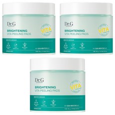 Dr.G 維他命亮白爽膚棉片, 70片, 3罐