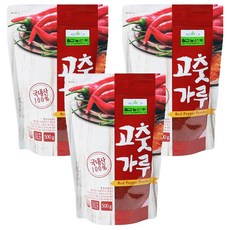 칠갑농산 고춧가루, 500g, 3개