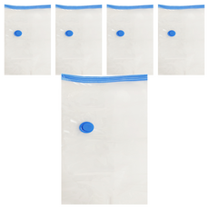 DRLife 億琦國際 2號透明真空收納袋, 5個裝, 1組