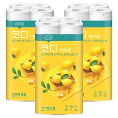 CODI 廚房紙巾, 150張, 24捲