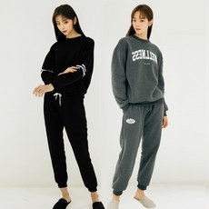 TERAWOOD 女款刷毛長袖上下裝2件組