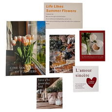 In Art 復古道具感性照片明信片6件組, 法式生活, 1套