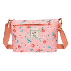 Hello Kitty 凱蒂貓 花園午茶 側背包 KT03I04PK, 珊瑚粉