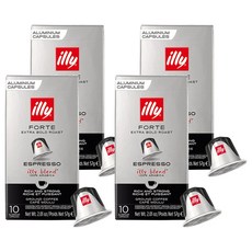 일리 네스프레소 호환 캡슐커피 포르테, 5.7g, 10개입, 4개