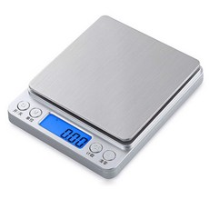 LifeShopping 不鏽鋼電子秤, LCD藍光大螢幕, 一鍵歸零, 計數功能, I-2000, 1台